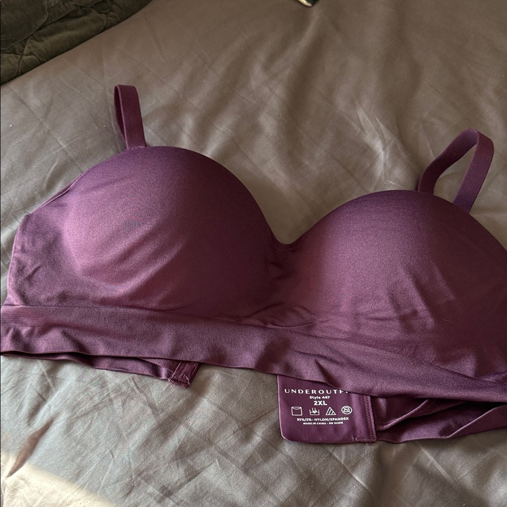 38C Women's Purple Comfort Bra